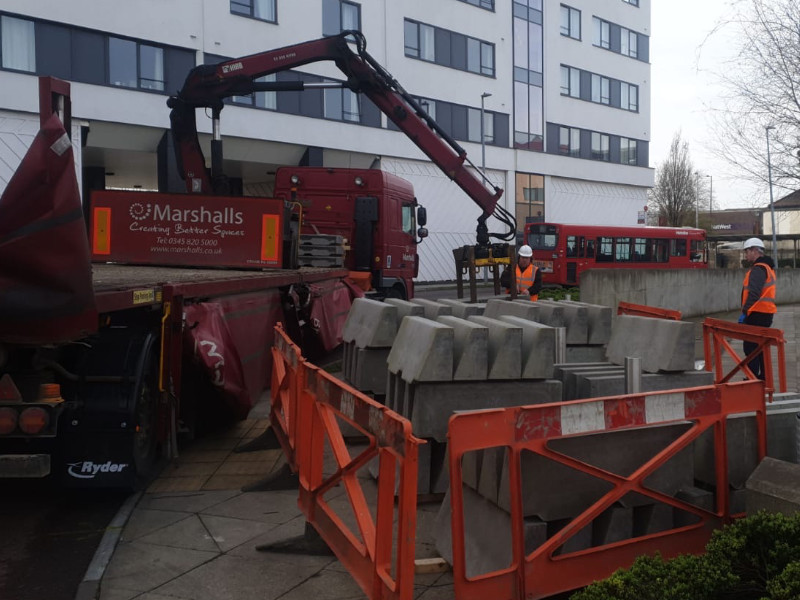 central middlesex hospital tarmac works 3