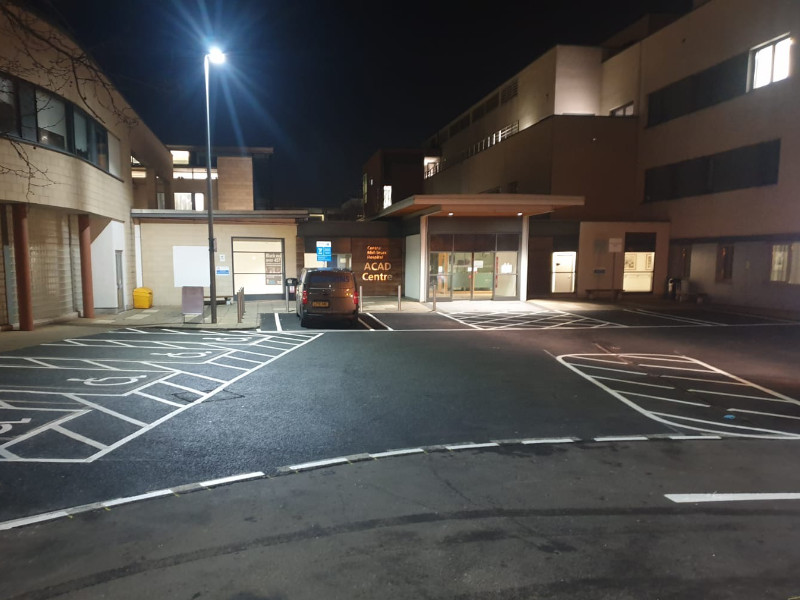 central middlesex hospital tarmac works 8