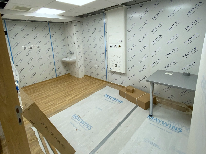 gynaecology rooms installation stoke mandeville hospital 1