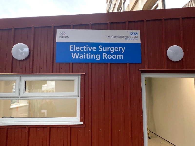 west middlesex university hospital elective surgery waiting room 8
