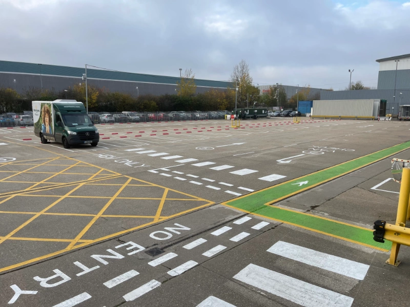 ocado enfield line works 4