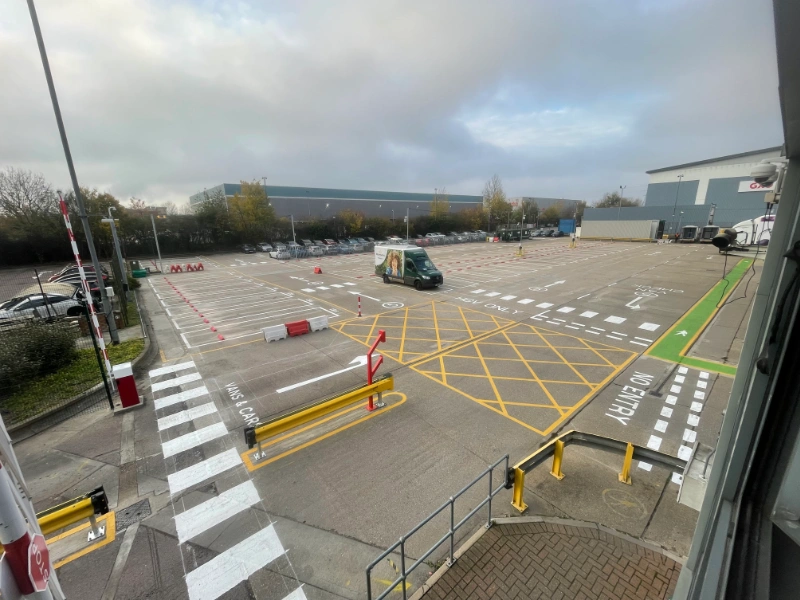 ocado enfield line works 5