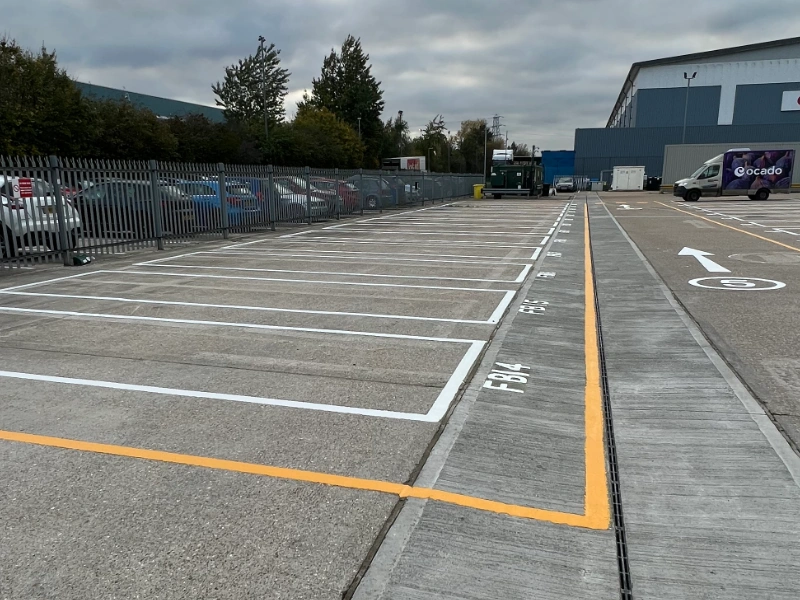 ocado enfield line works 7